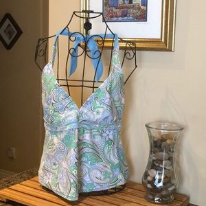 Athleta Pastel Paisley Tankini